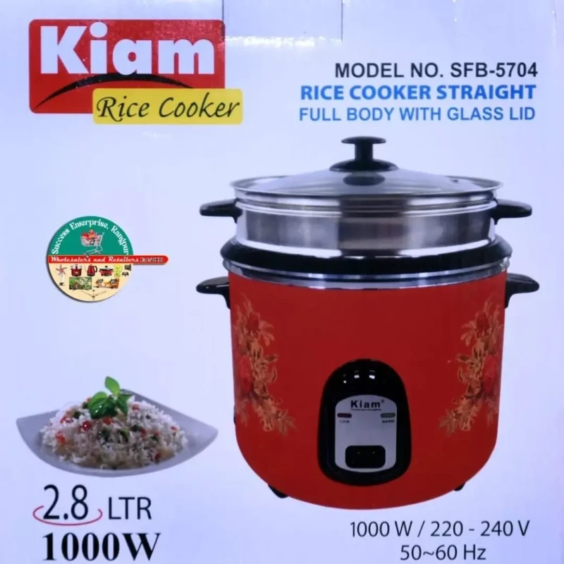 Kiam Double Pot Rice Cooker 2.8 litre